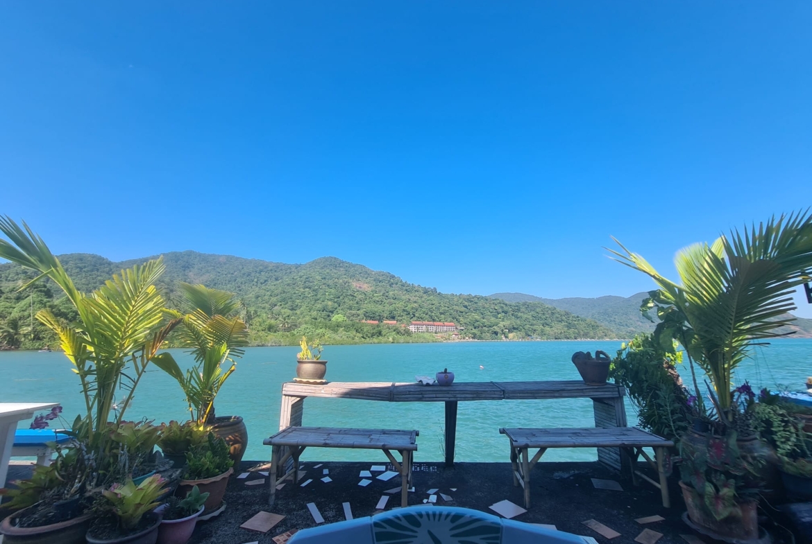 Bang Bao pier view from exclusive waterfront property in Koh Chang