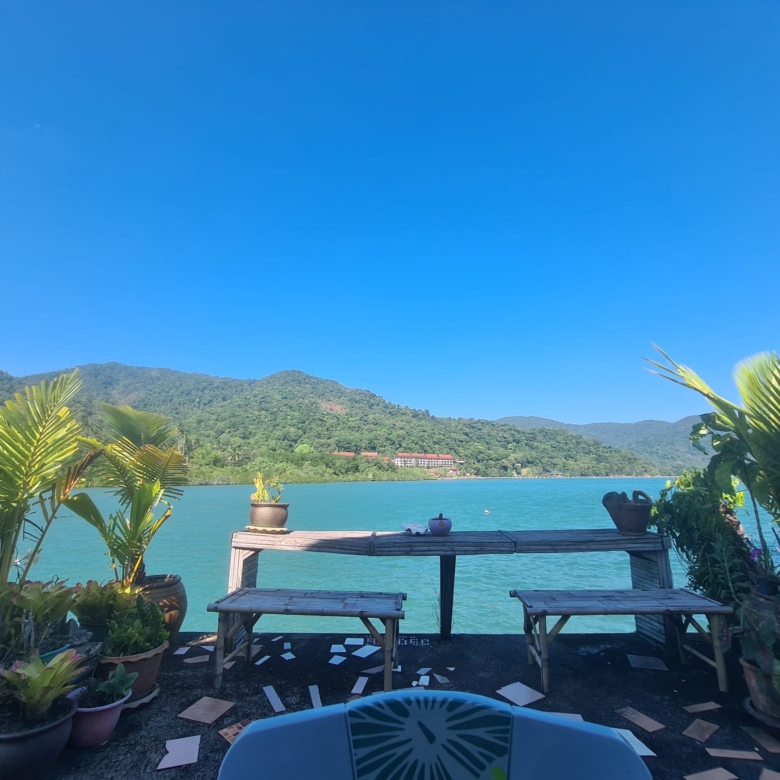 Bang Bao pier view from exclusive waterfront property in Koh Chang