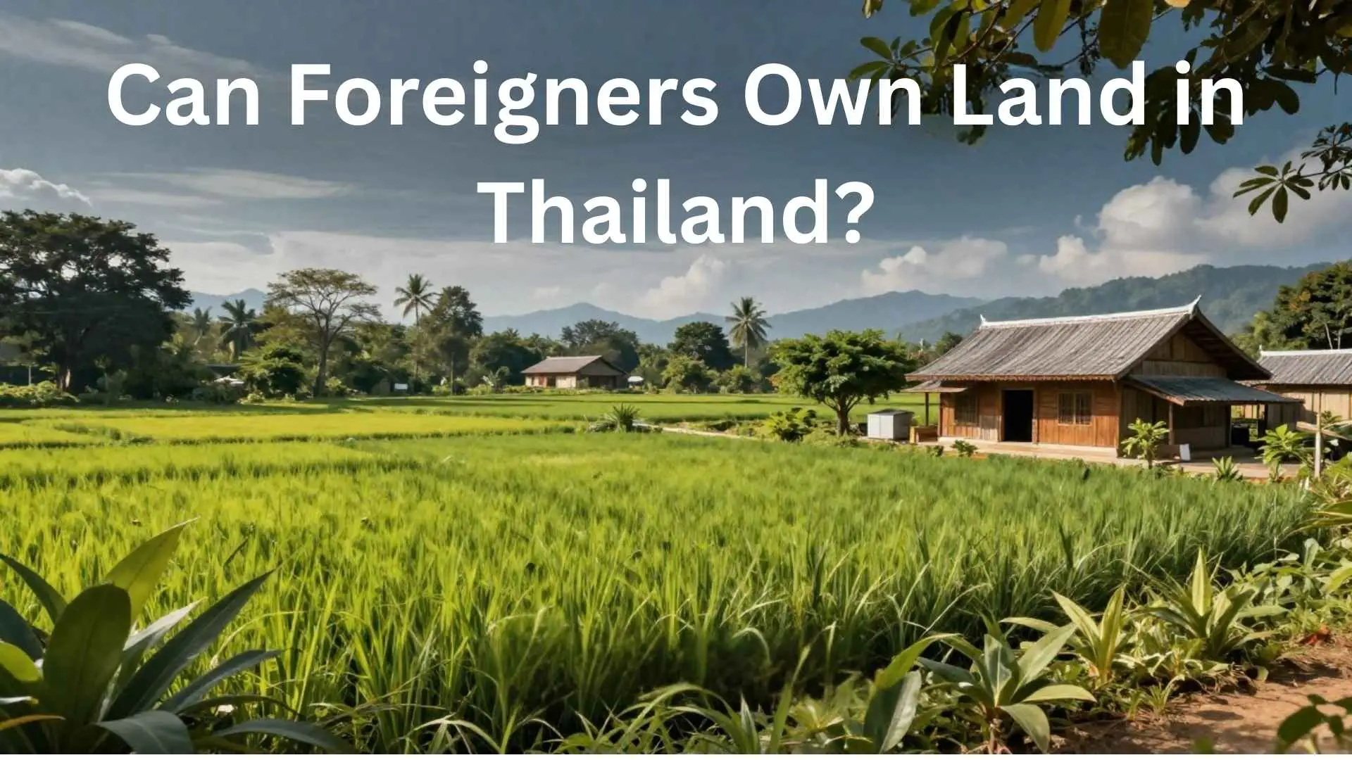 Can Foreigners Own Land in Thailand?
